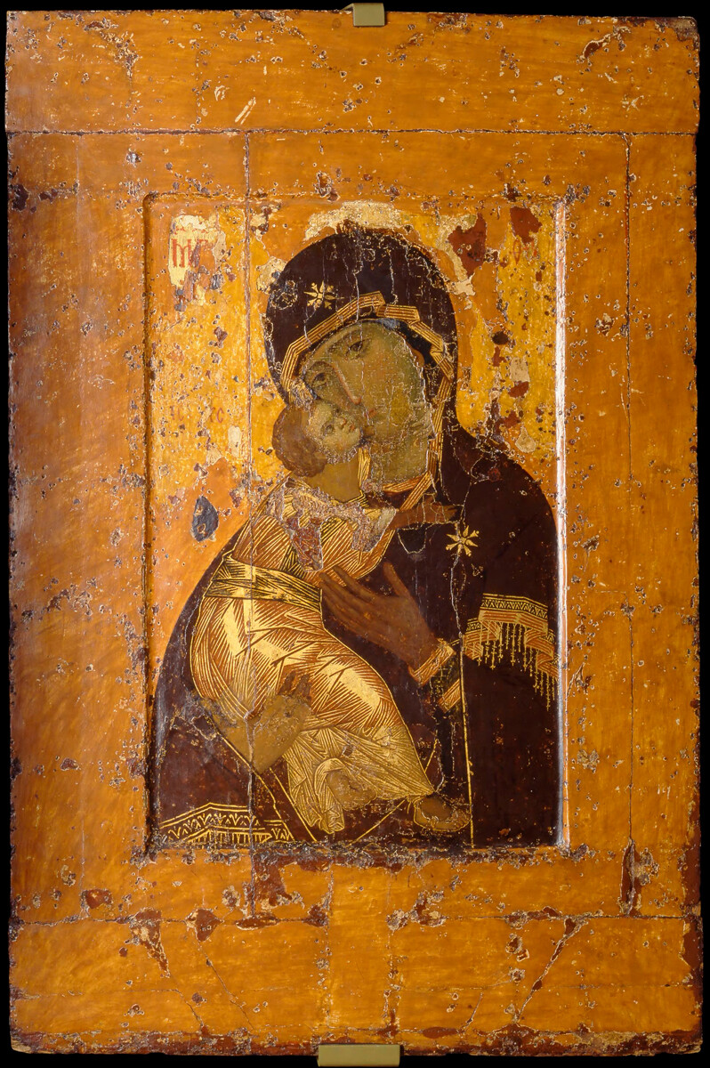 The Vladimir Icon of the Mother of God, 12th century