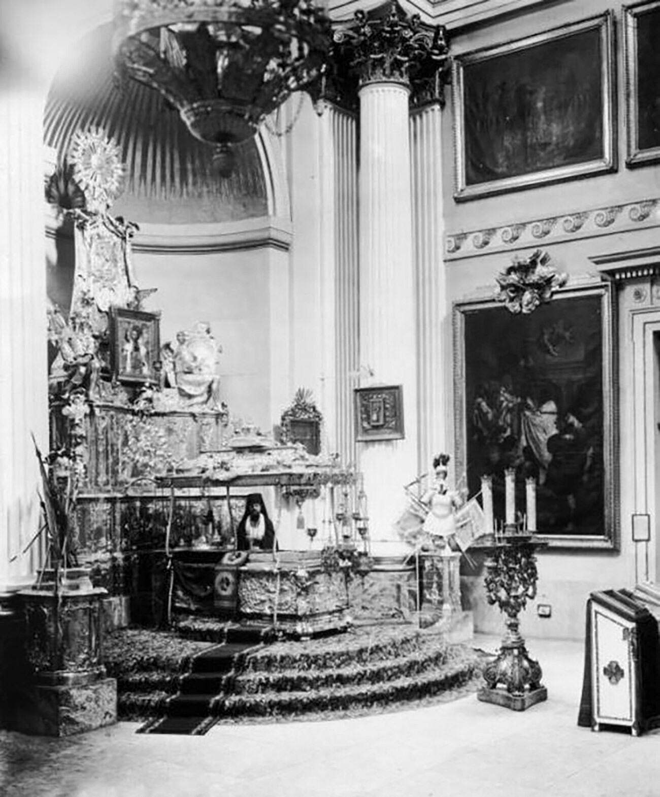 Santuario de Alexánder Nevski en la década de 1910