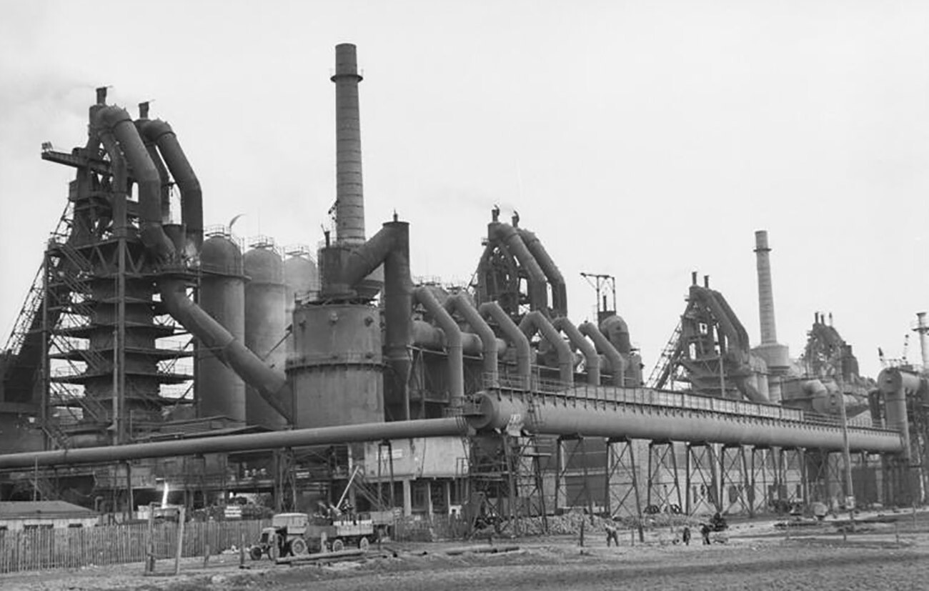 A steelworks.