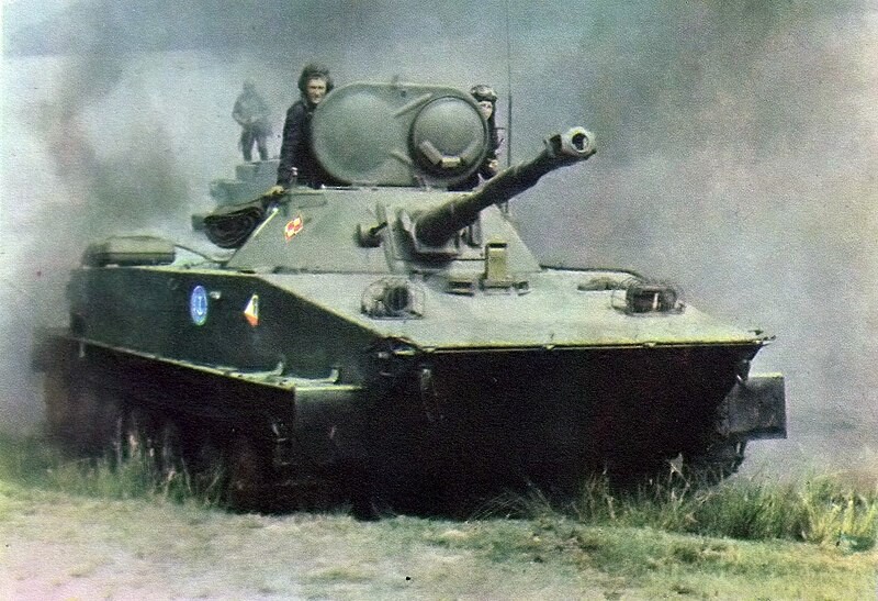 PT-76 polaco. 1971.