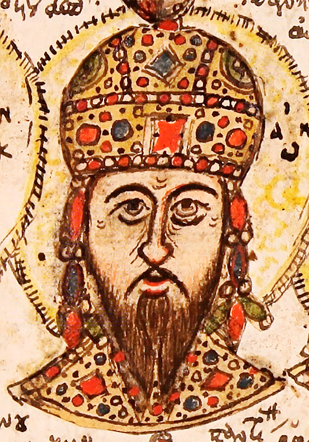 Portrait de l'empereur byzantin Jean VII Paléologue