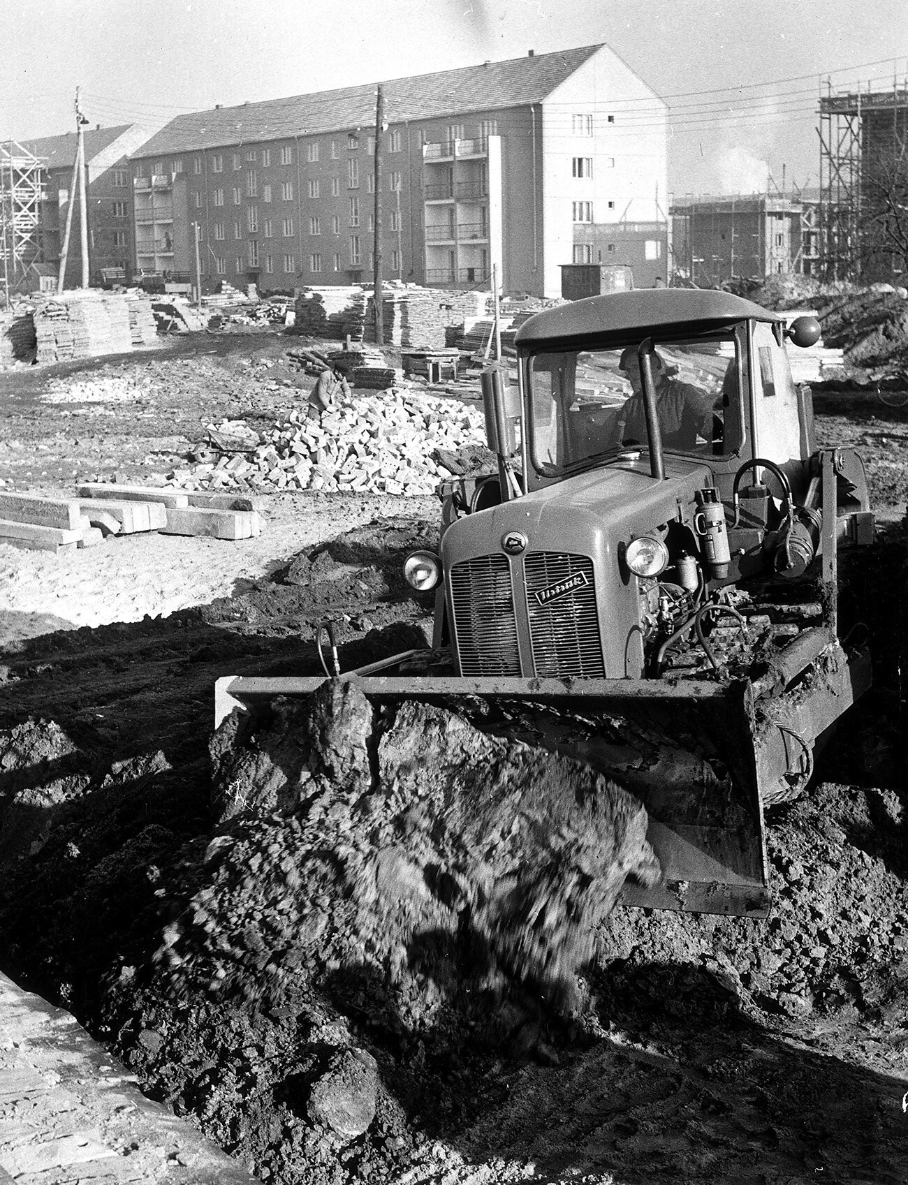 Trabajos de excavación, 1959.