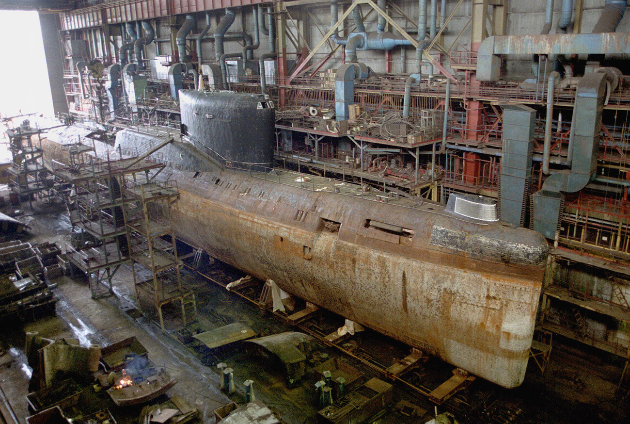 Desguace del legendario submarino K-19