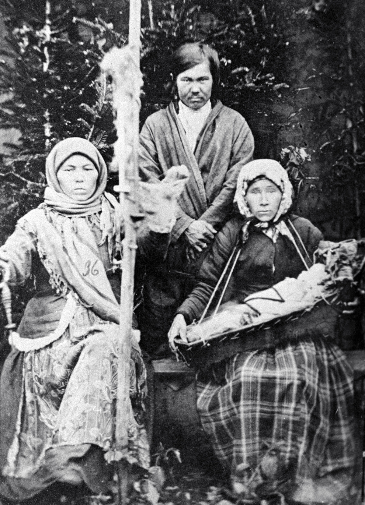 Una famiglia di etnia Khanty, 1916