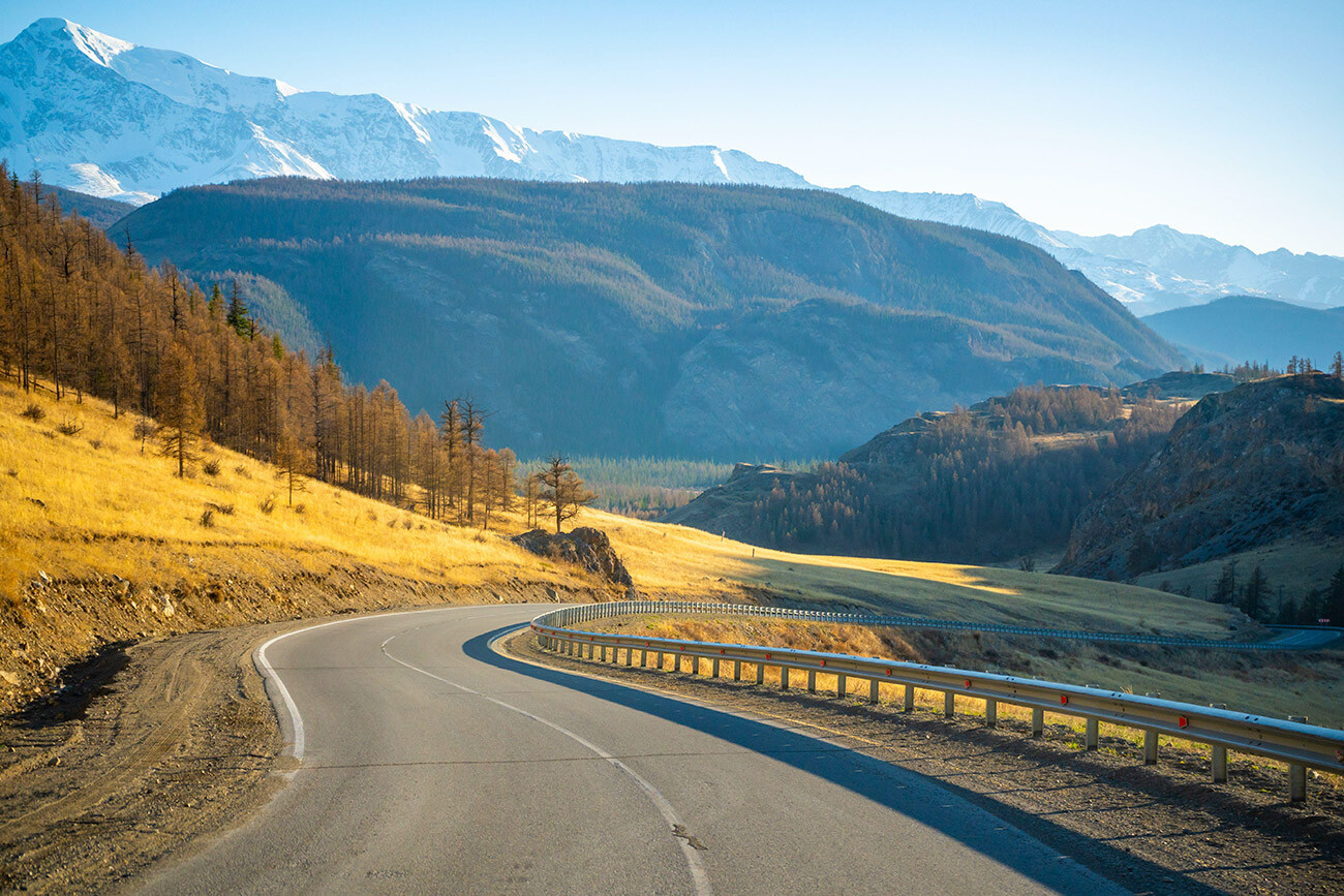 The Chuya Highway, one of the most scenic roads in Russia