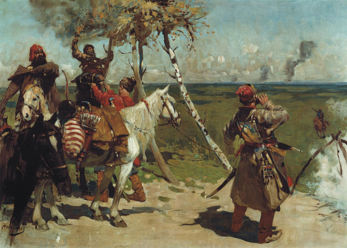 «На сторожевой границе Московского государства», Сергей Иванов, 1907