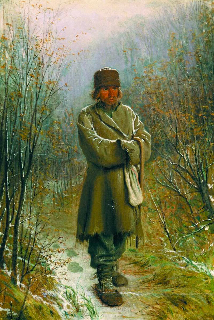 «Созерцатель», Иван Крамской, 1876.