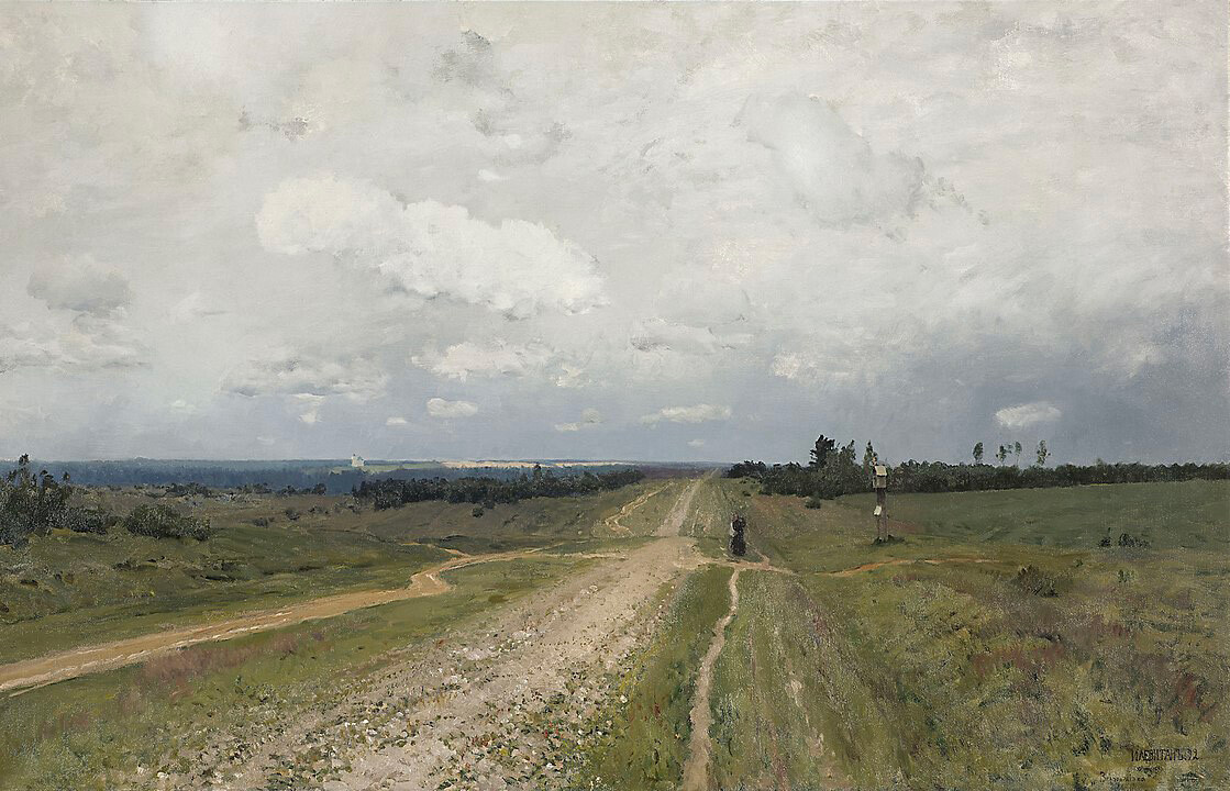 Isaac Levitan. Vladimirka (Vladimirska cesta). 1892