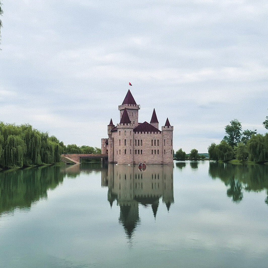 En Russie, cette réplique d’un château de la Loire a «poussé» au milieu d’un lac 