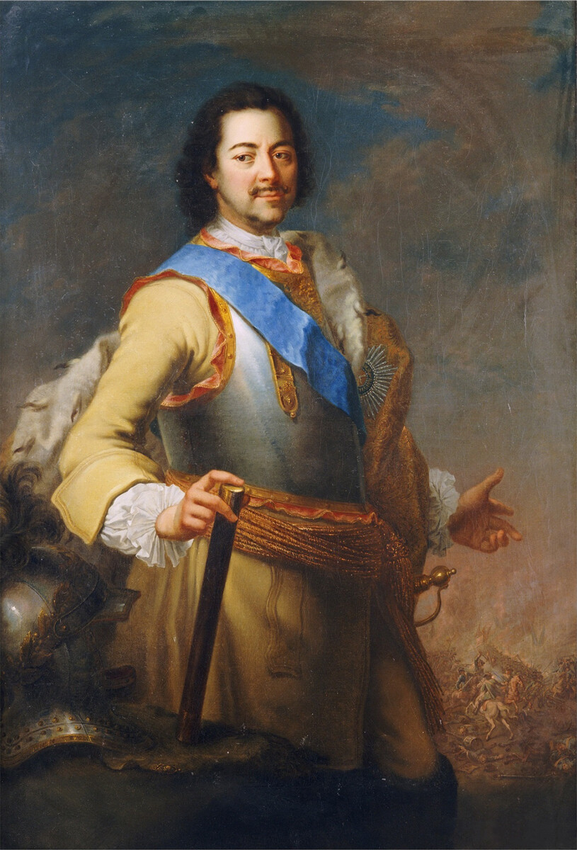 Portrait of Peter I of Russia, Maria Giovanna Clementi, 18th century.