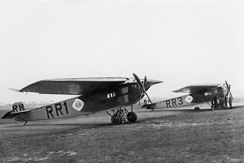  Aviones Focker F.III de la línea de operada por Deruluf entre Moscú y la entonces prusiana Königsberg