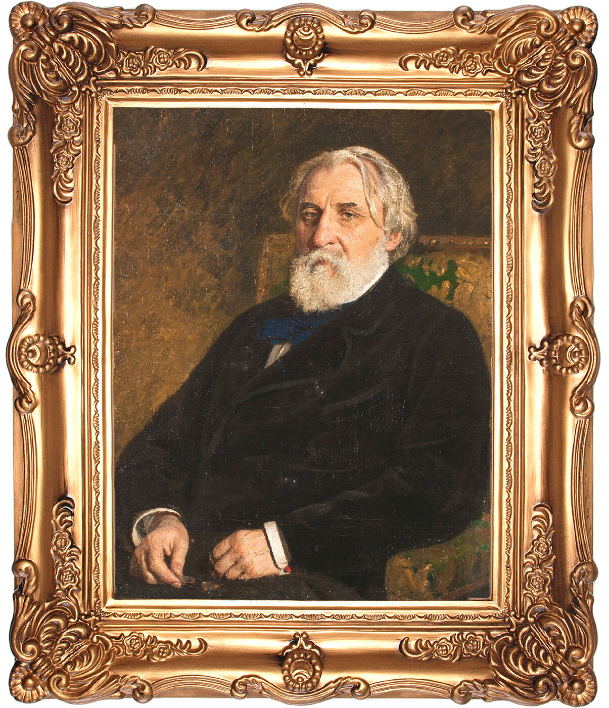 Ilya Repin. Portrait of Ivan Turgenev, 1874