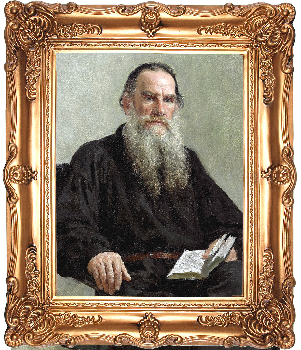 Ilya Repin. Portrait of Leo Tolstoy, 1887