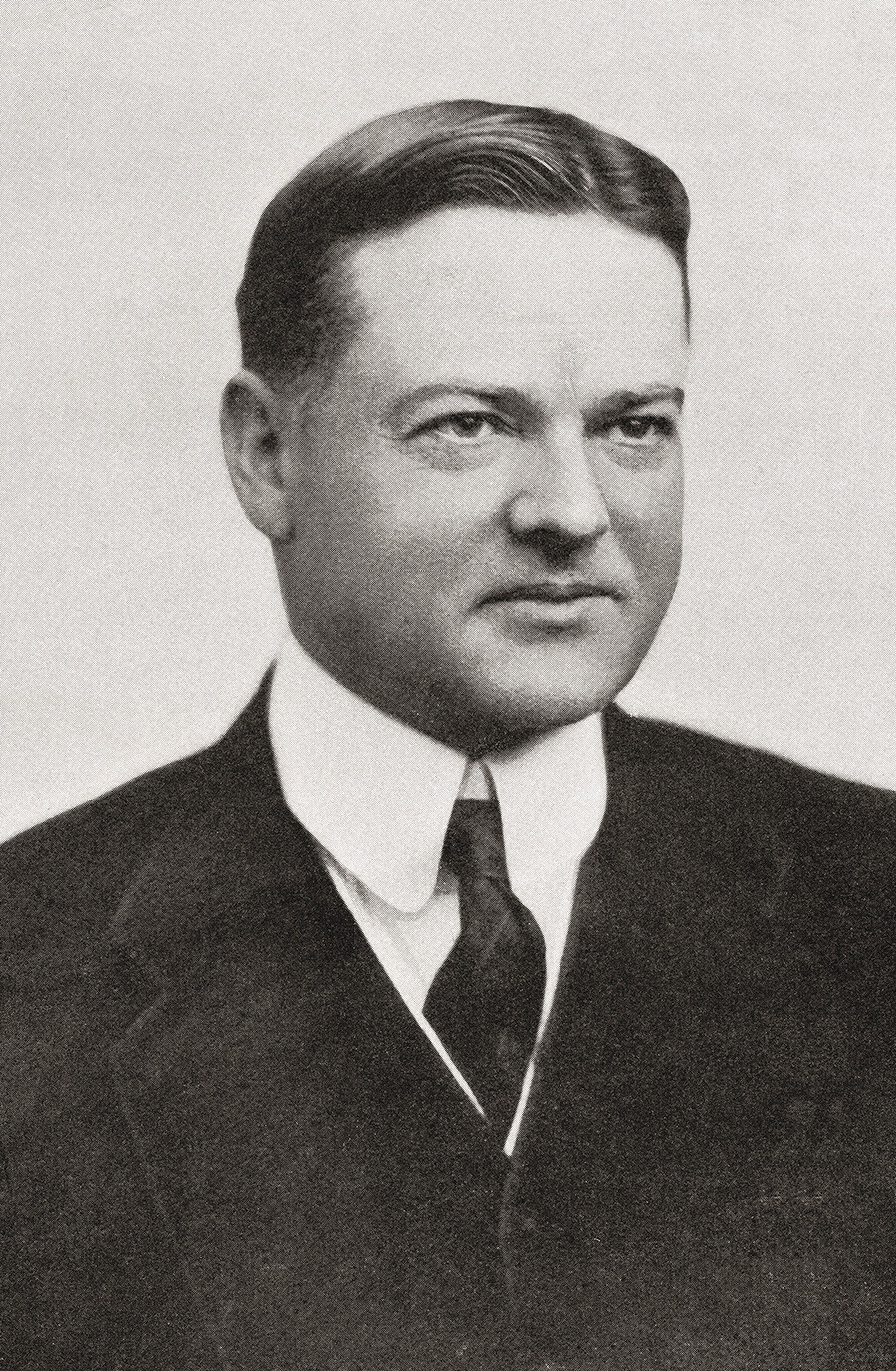Herbert Clark Hoover, 1874.-1964., 31. predsjednik SAD-a. Ilustracija iz 1919. godine. 