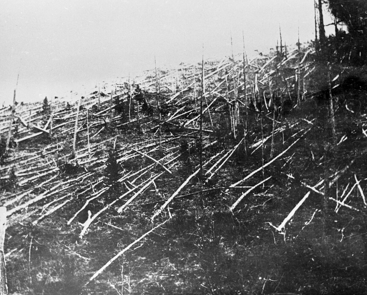 En la zona donde cayó el meteorito de Tunguska.