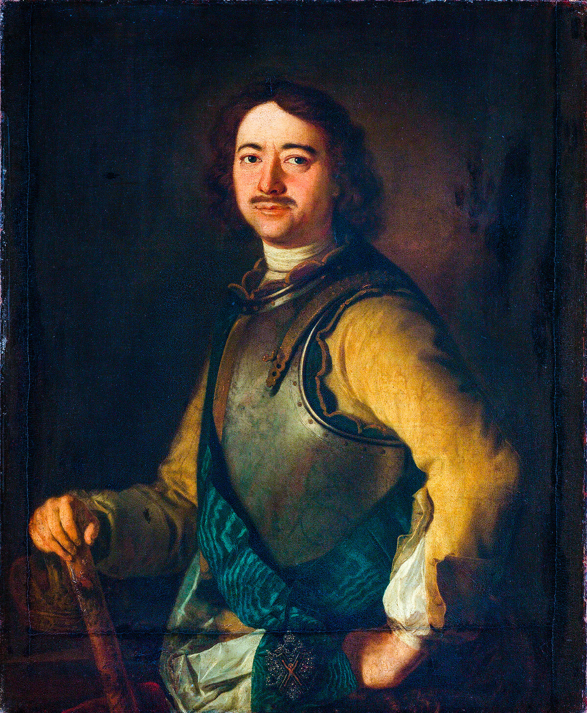 Tsar Peter The Great Of Russia, portrait, 1700-1750