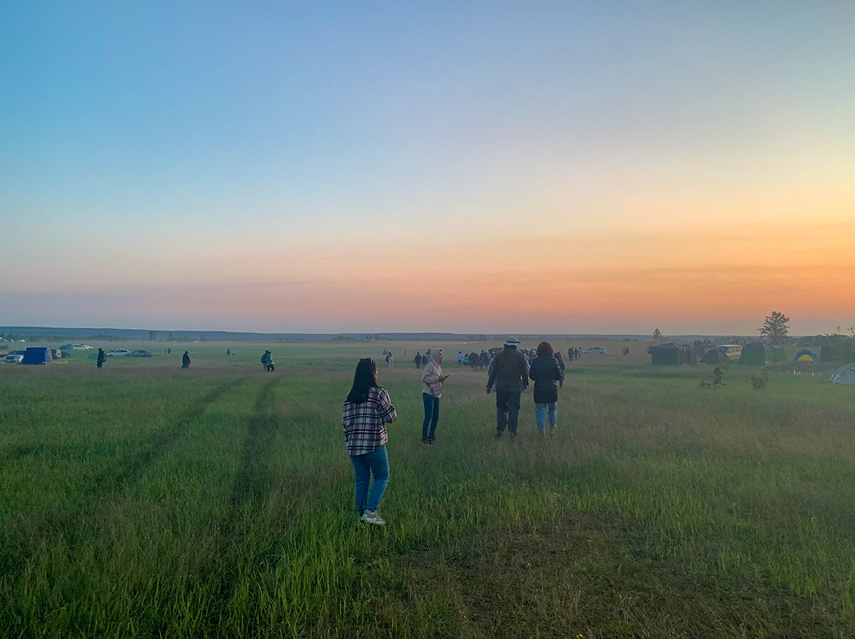 The white night in the city of Yakutsk, mid-June.