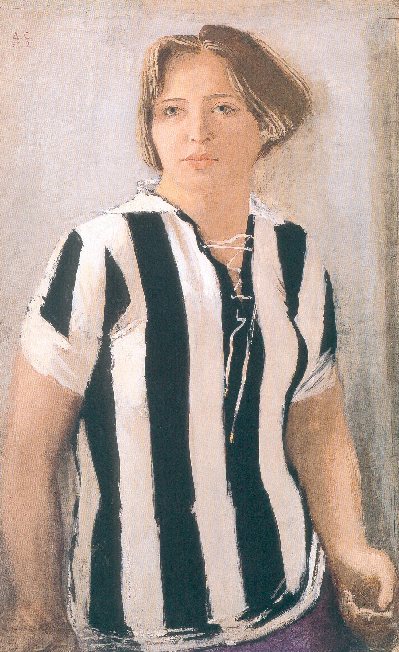 Fille en T-shirt, Alexandre Samokhvalov, 1932

