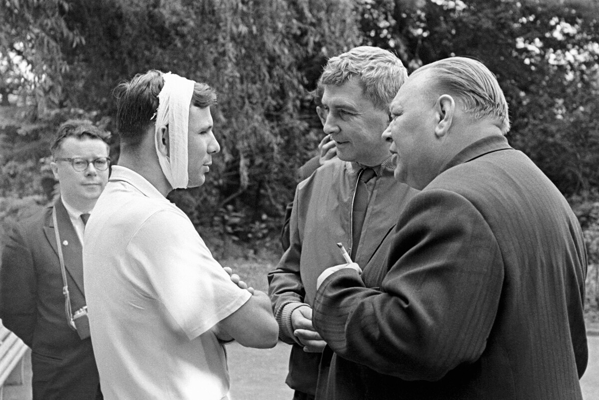 Гагарин на одмору, Крим 1961.
