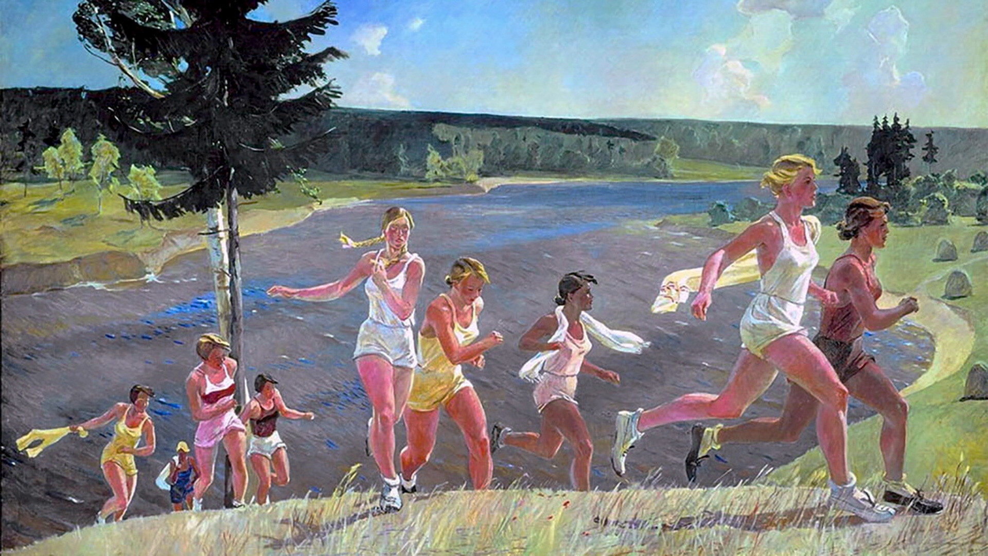 Александр Дейнека «Раздолье», 1944