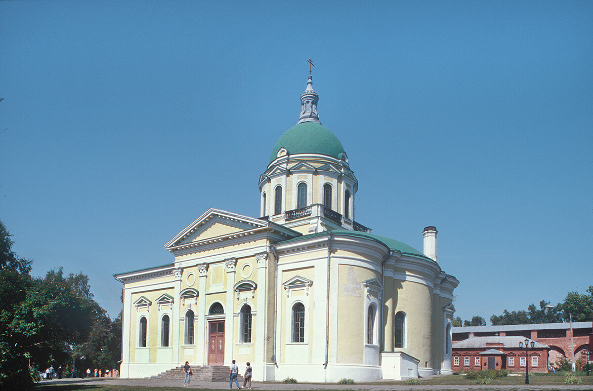 Cremlino di Zarajsk. Cattedrale della Decapitazione di Giovanni Battista, vista sud-est. 27 agosto 2005

