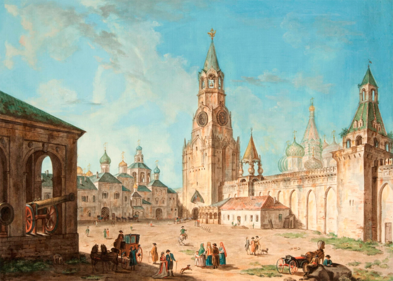 Первый кремль. Федор Алексеев Московский Кремль 1800. Ф. Алексеев «красная площадь в Москве». Алексеев Федор Яковлевич картины Москва. Фёдор Алексеев пейзажи Москвы 1800.