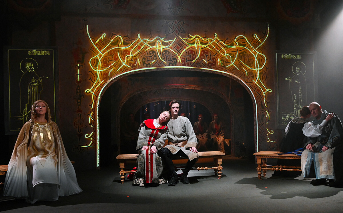 “Pietro e Fevronia”, spettacolo messo in scena al Teatro d’Arte “Gorkij” di Mosca