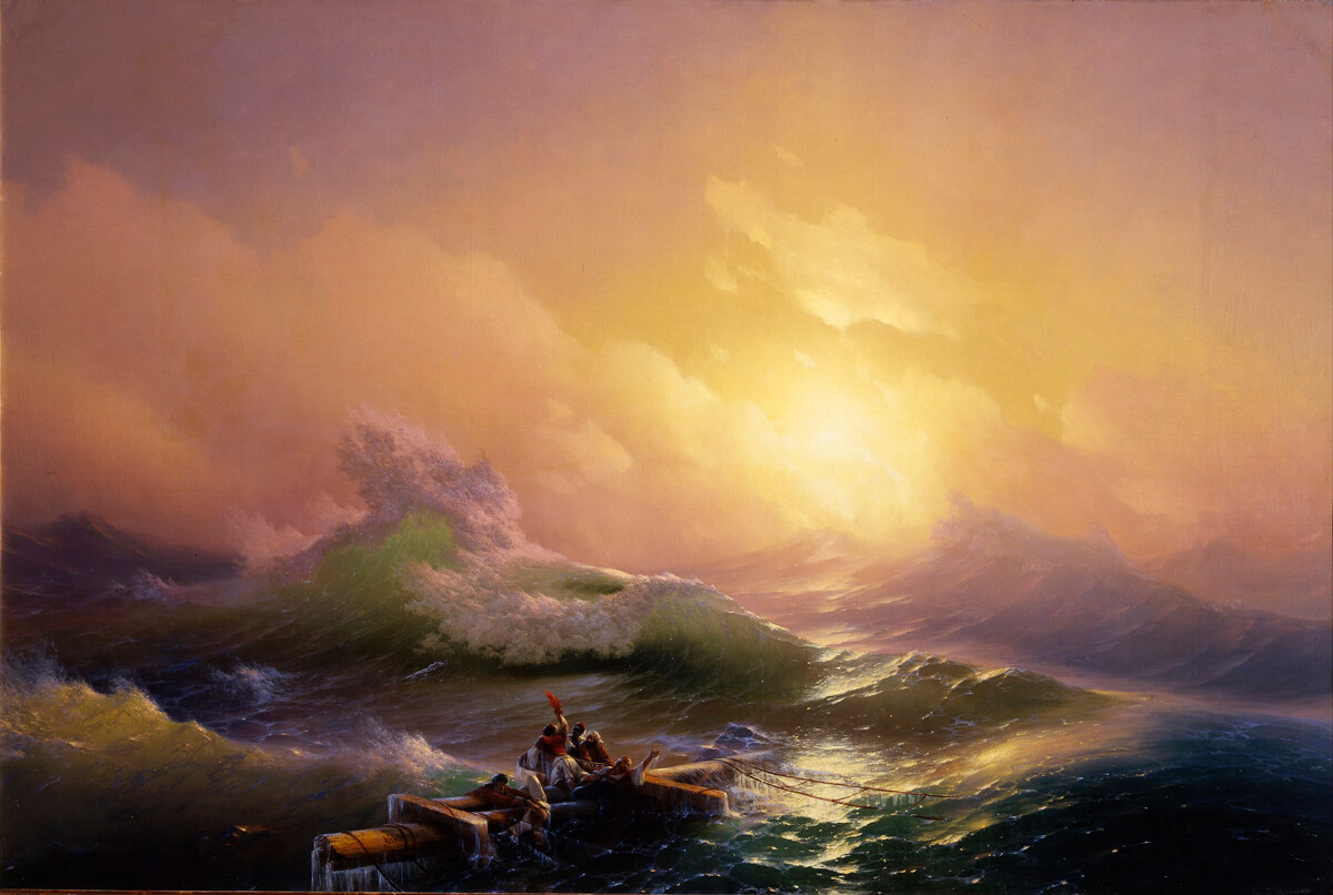 Ivan Aivazovsky. The Ninth Wave, 1850