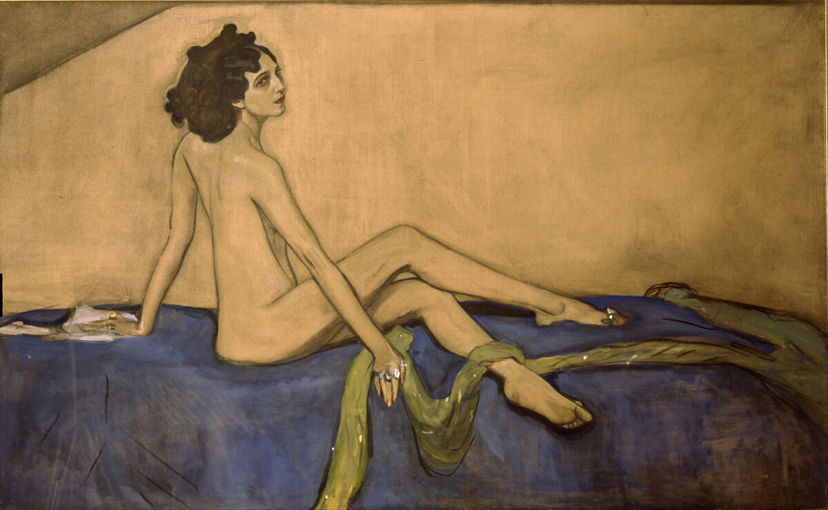 'Retrato de Ida Rubinstein', 1910, Valentín Serov.