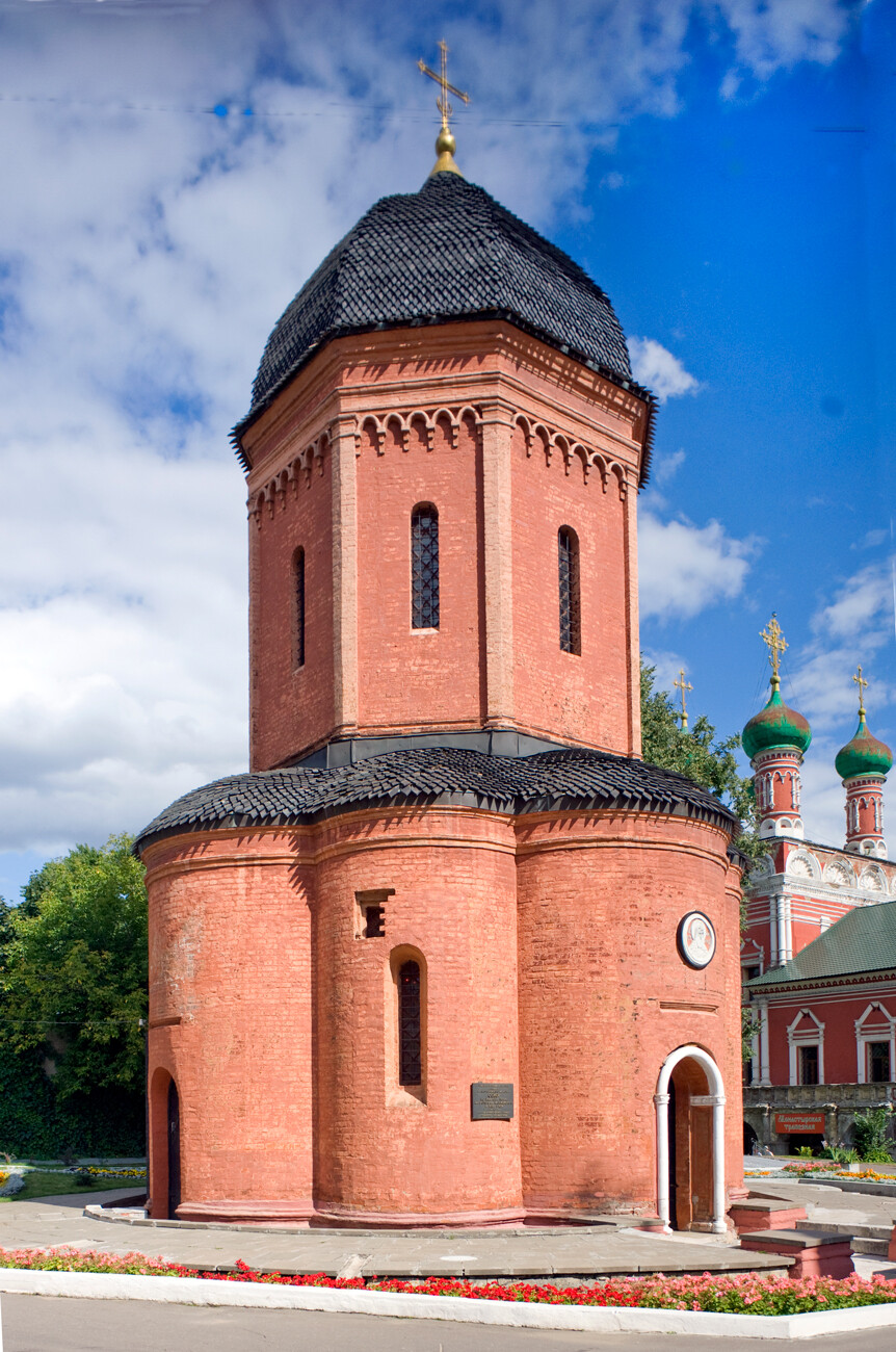 Monastero Vysoko-Petrovskij. Cattedrale del Metropolita Pietro, vista nord-ovest. 2 agosto 2015