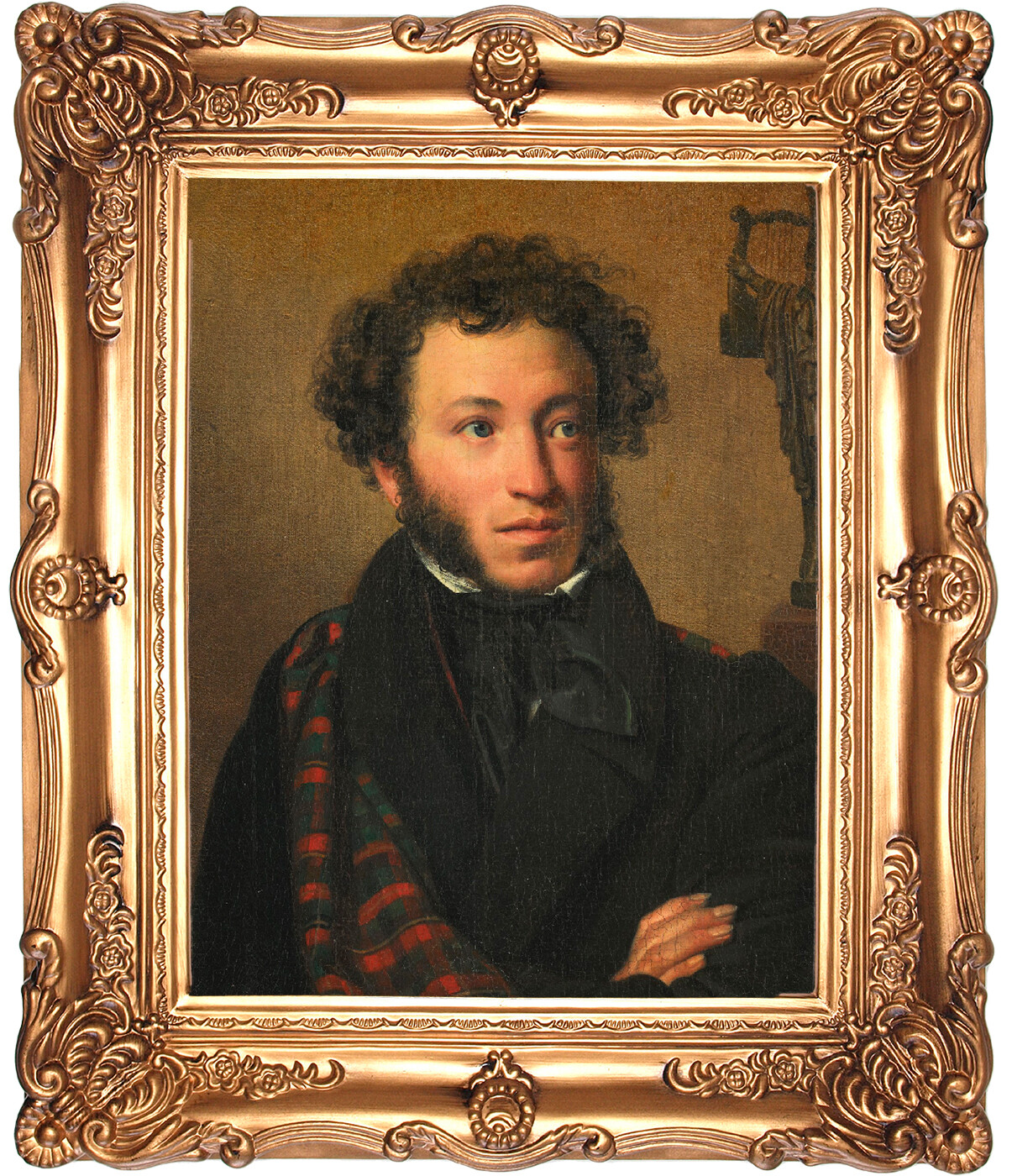 Orest Kiprenskij. “Ritratto di Aleksandr Pushkin”, 1827