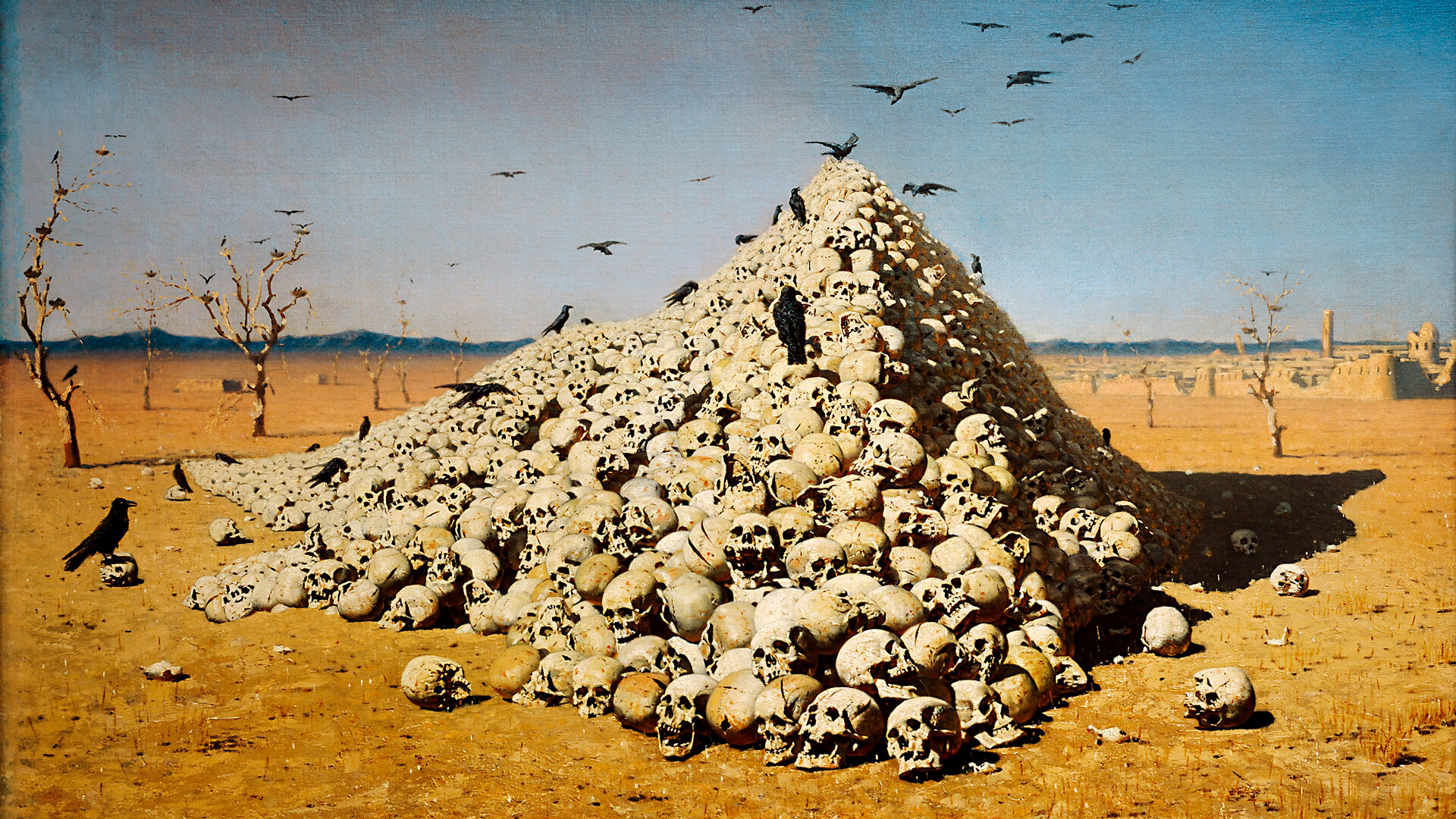 "Apoteoza rata", 1871. Vasilij Vereščagin 
