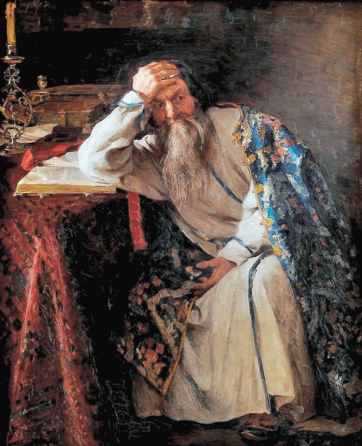 “Ivan il Terrible”, dipinto del pittore Klavdij Lebedev (1852-1916)