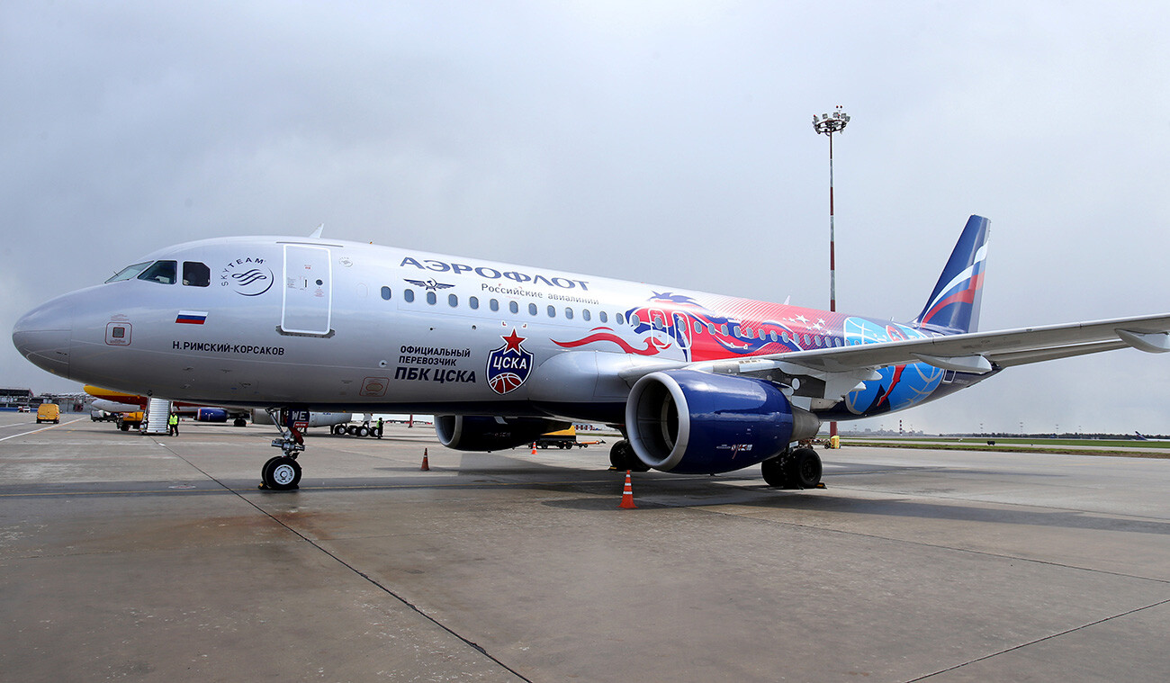 Letalo družbe Aeroflot v 