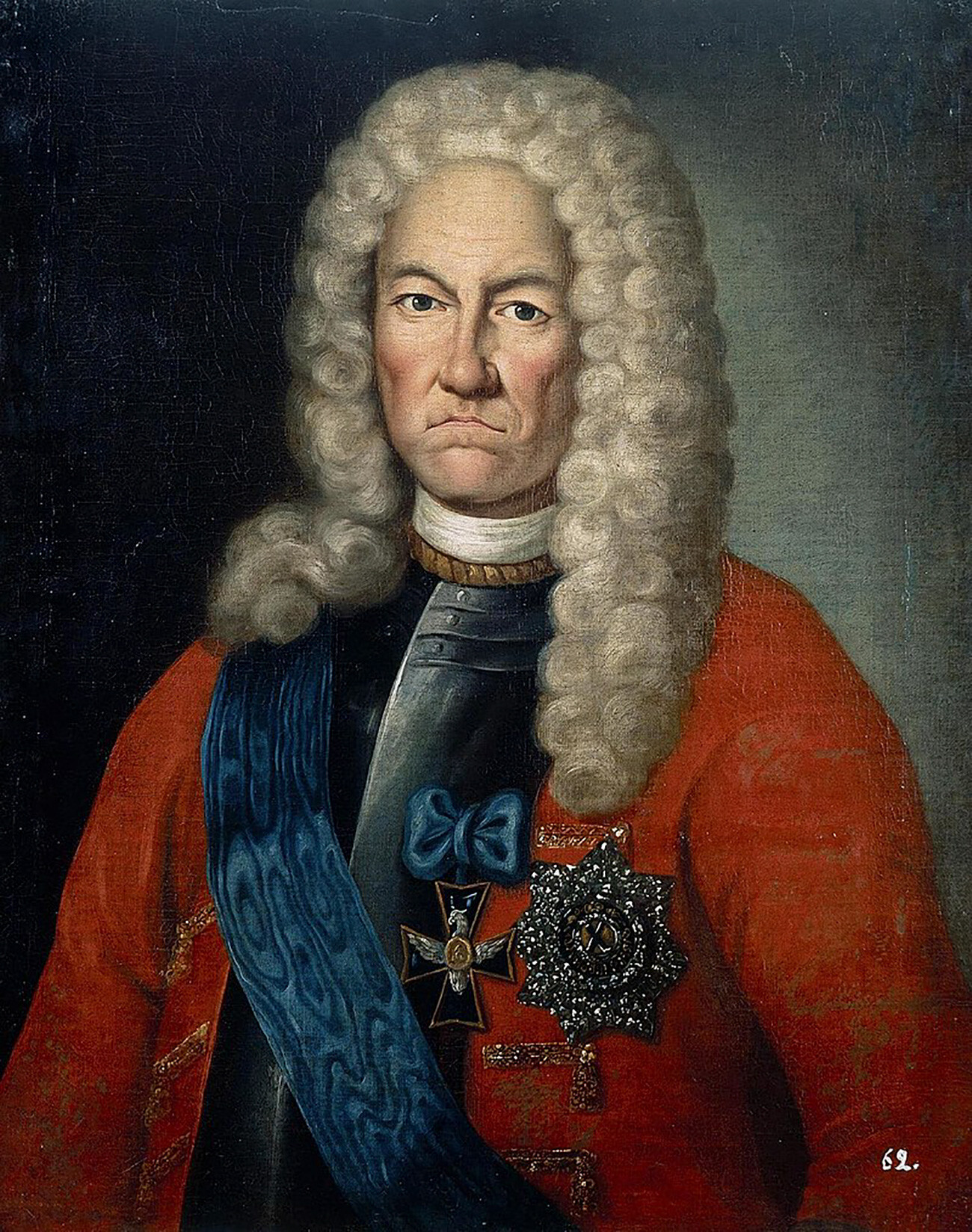 Count James Daniel Bruce (1669-1735), a Russian general, statesman, diplomat and scientist of Scottish descent, one of the chief associates of Peter the Great 