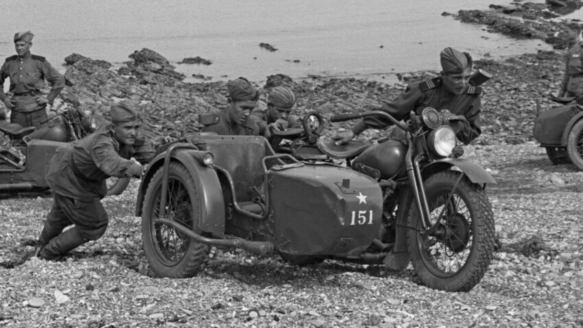 Veliki domovinski rat (1941.-1944.), Drugi dalekoistočni front, motociklističke jedinice. 