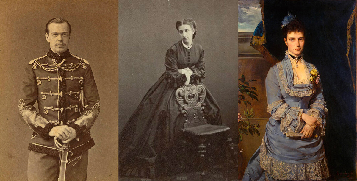 Александър Александрович; Мария Мещерская (1864); Мария Фьодоровна от Х. фон Ангели