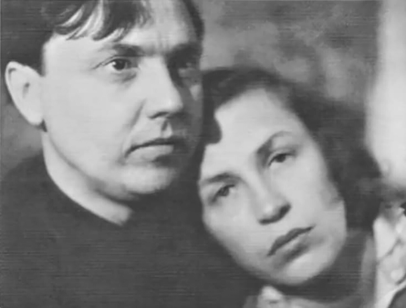 Маленков со сопругата
