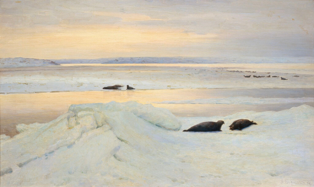 Noche polar de primavera. 1897