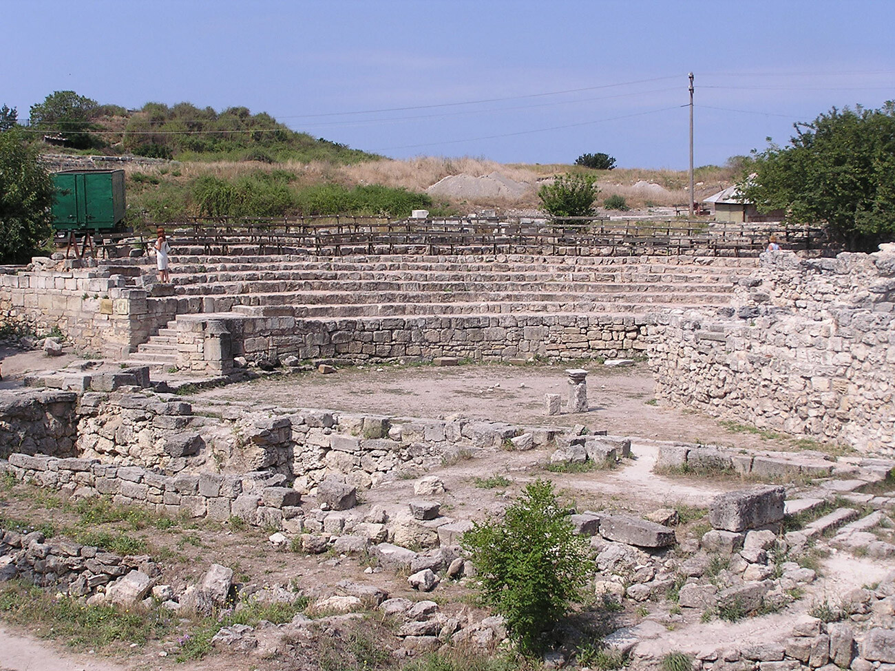 El antiguo teatro de Chersonesos

