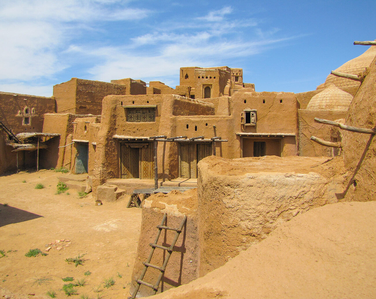 Reconstrução de Sarai-Batu em 2012 na região de Ástrakhan, perto da aldeia de Selitrennoie