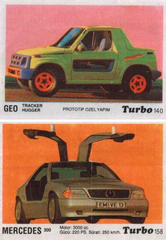 Turbo, así eran las pegatinas de automóviles deseadas por los niños rusos en los años 90