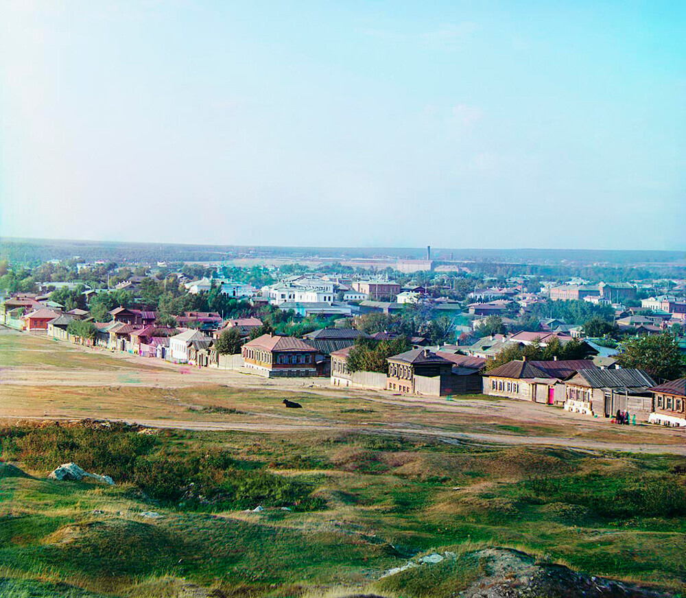 Екатеринбург, северниот дел на градот, 1909.

