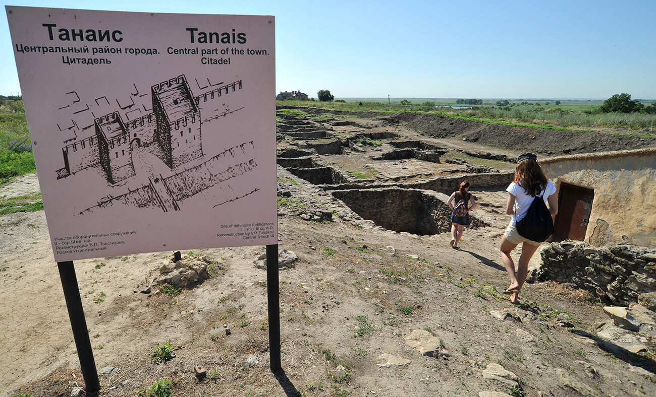 Les ruines de Tanaïs