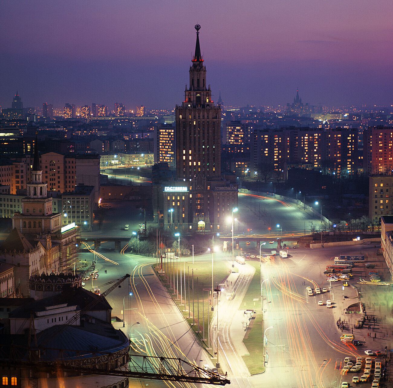 Москва ноќе

