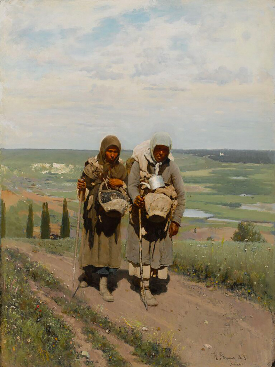 Iliá Repin. Stránniks pedintes, 1878.