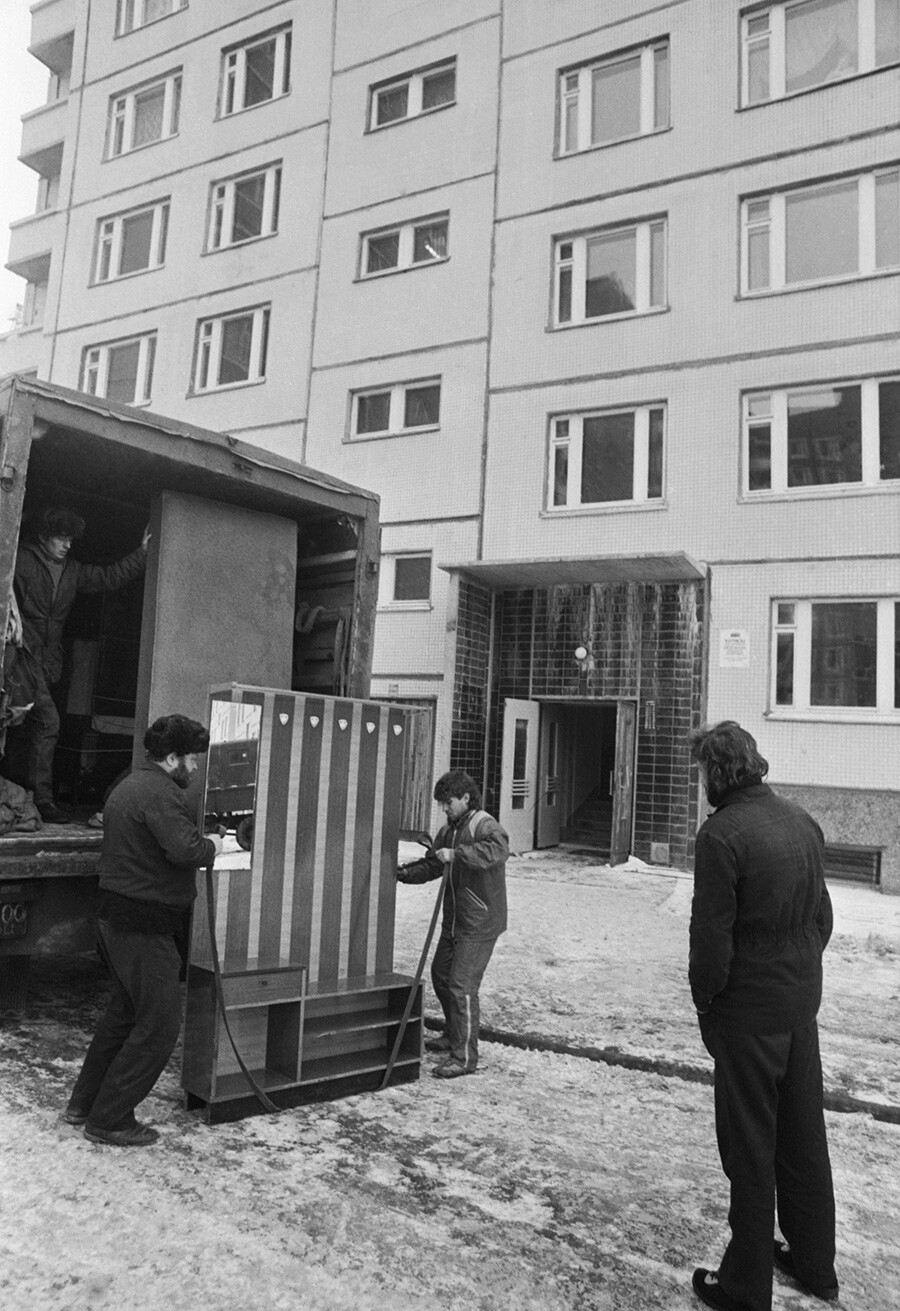 Активности око усељења. Лењинград, 5. децембар 1988.