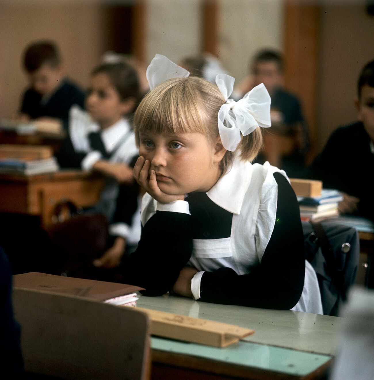 Zina Andriyanova, studentessa della prima classe della scuola secondaria di Mosca
