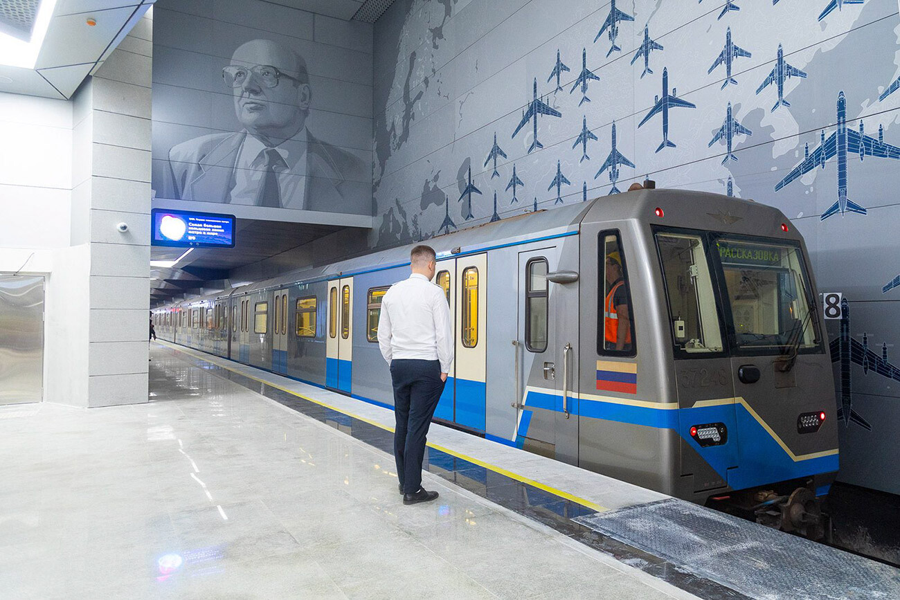 Le métro et un aéroport de Moscou reliés pour la première fois