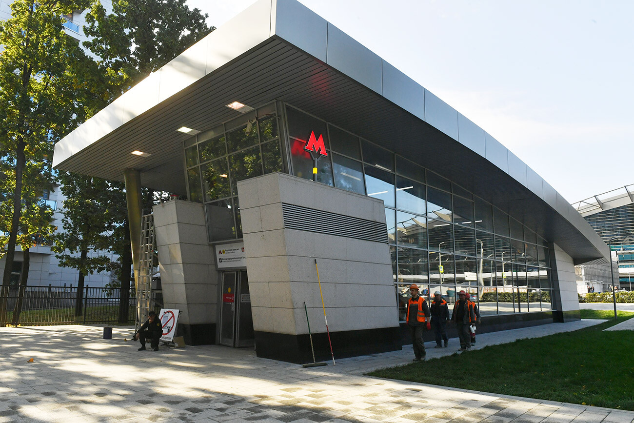 Le métro et un aéroport de Moscou reliés pour la première fois